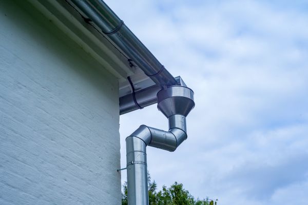 Metal Downspout Replacement